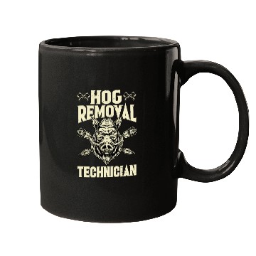 Discover Hog Removal Technician Boar Hunting Mugs