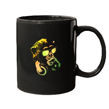 Discover Monkey DJ Yellow Mugs