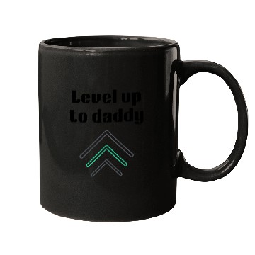 Discover Level up to daddy, funny gaming , gift for gamer Mugs