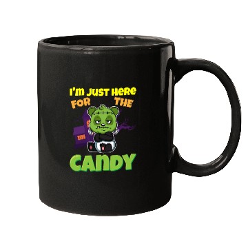 Discover I'm Just Here For The Candy Scary Halloween Beast Mugs