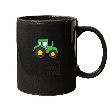 Discover Just a Boy Who Loves Tractors Mugs
