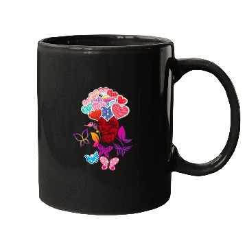 Discover Beautiful Hearts and Butterflies Mugs