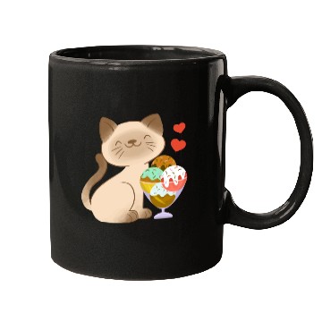 Discover Ice Cream Cat Lover Mugs
