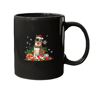 Discover Christmas Australian Shepherd, Aussie dog Mugs