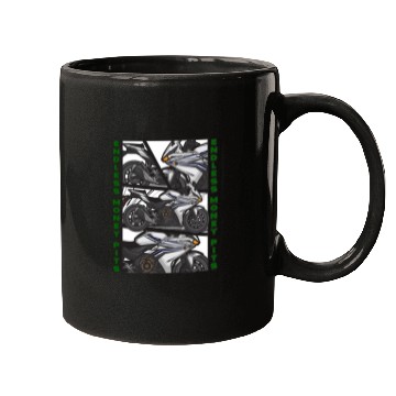 Discover Street Bike Graphic Mugs