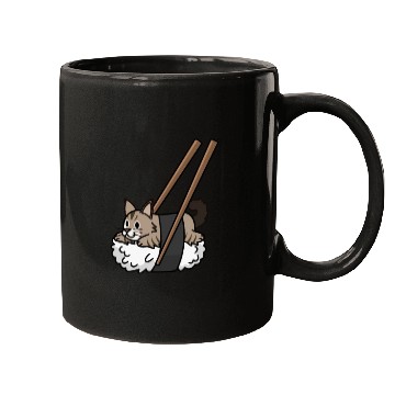 Discover Maine Cat Nigiri Sushi Mugs