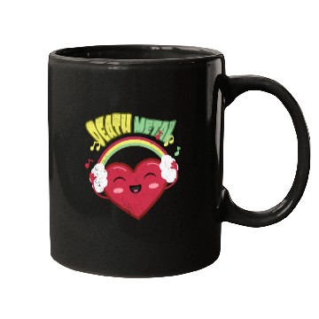 Discover Death Metal Cute Heart Mugs