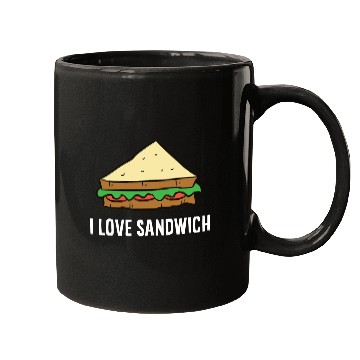 Discover Sandwich - I love sandwiches Mugs