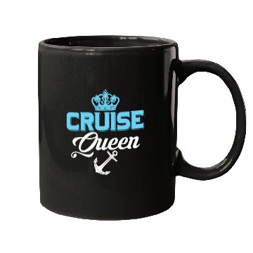 Discover Cruise Queen Cruiser Vacation Crusing Mugs