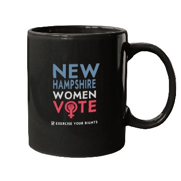 Discover New Hampshire Women Vote Voter 2022 Election Mugs