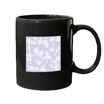 Discover Lavender Snowflakes Pattern Mugs