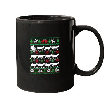 Discover Funny Goat Farmer Ugly Christmas Mugs