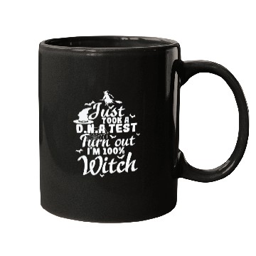 Discover Just took a D.N.A. Test turn out I'm a Witch Mugs