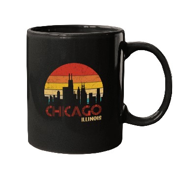 Discover Chicago Illinois City Mugs