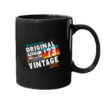 Discover 1973 Vintage Birthday Vintage Gift Retro Mugs