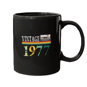 Discover 1977 Vintage Vintage Retro Birthday Gift Mugs