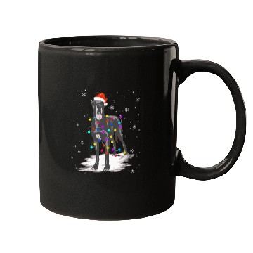Discover Great Dane With Christmas Lights Santa Mugs