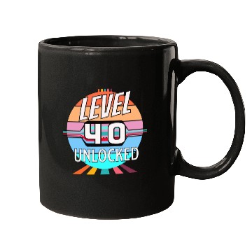Discover 40th Birthday Bonus Level Mugs