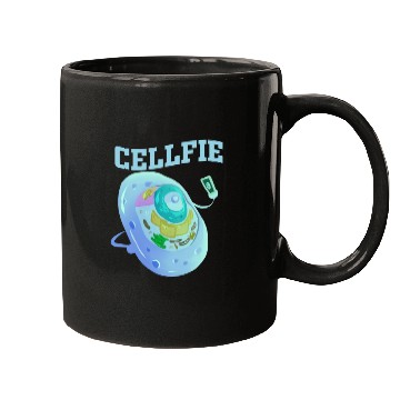 Discover Funny Cellfie Cell Biology Teacher Selfie Dad Mugs