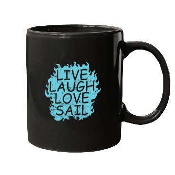 Discover Live laugh Love Sail Sailing Boat Sport Mugs