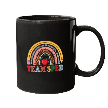 Discover Team SPED Teacher Rainbow Mugs