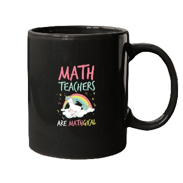 Discover 2Math Teachers Fun Unicorn Mathgical Teaching Gift Mugs