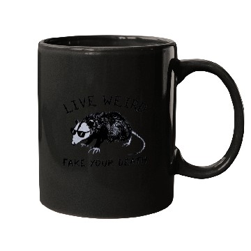 Discover Live Weird Possum Mugs