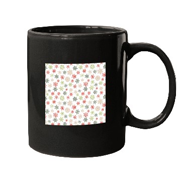 Discover Modern Snowflakes Pattern Mugs