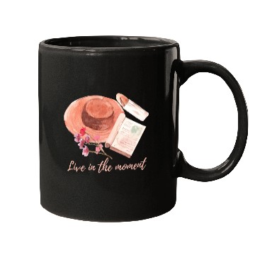 Discover Live in the moment Mugs