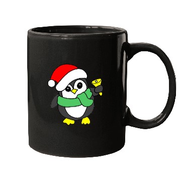 Discover penguin ringing bell Mugs