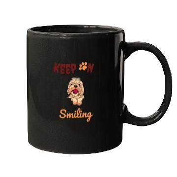 Discover Dog Dads, Dog Mummy, Keep On Smiling Mugs