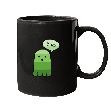 Discover Green Boo Ghost Halloween Mugs
