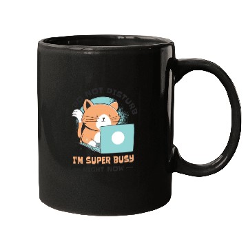 Discover Working Busy Cat Employee Cat Owner Worker Mugs