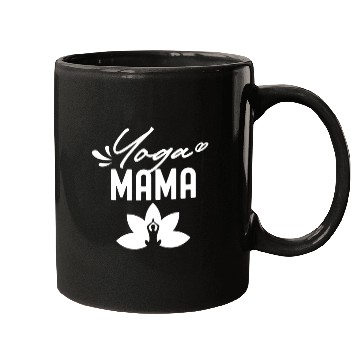 Discover Yoga Mama Hobby Mom Mother Mommy Mugs