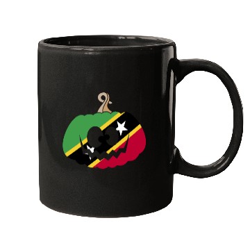 Discover Saint Kitts And Nevis Halloween Pumpkin Mugs