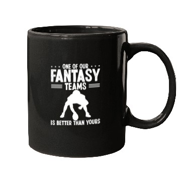 Discover Fantasy Football Team is better than yours Player Mugs