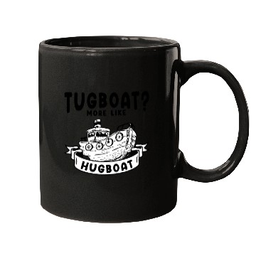 Discover Tugboat Hugging Boat Owner Sailing Hug Mugs