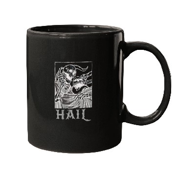 Discover Skeleton Bones Tarot Card Occult Hail Gothic Mugs