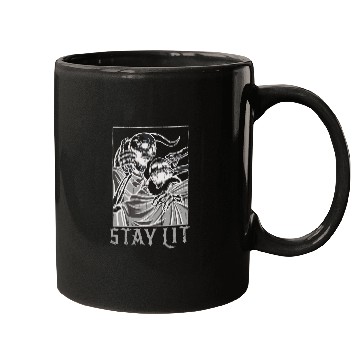 Discover Skeleton Bones Tarot Card Occult Stay Gothic Mugs