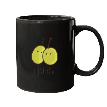 Discover I Love You (Olive You) cute Mugs