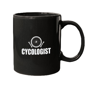 Discover Cycologist Bicycle Mechanic Workshop Mugs