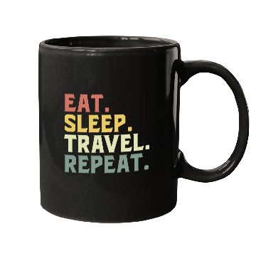 Discover Eat Sleep Travel Repeat Mugs