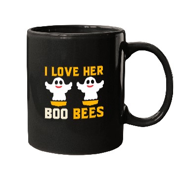 Discover I love her Boo Bees Mugs