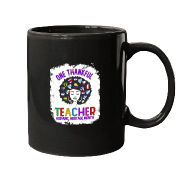 Discover One Thankful Teacher, Hispanic Heritage month Mugs