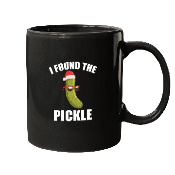 Discover I Found The Christmas Pickle Funny Dill German Tra Mugs