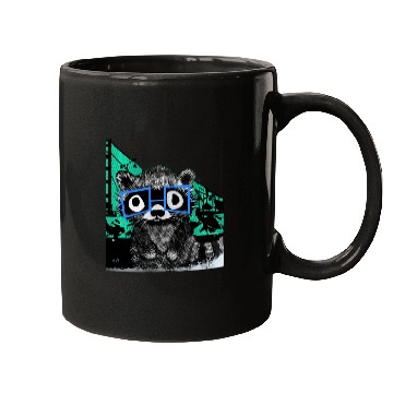 Discover Raccoon #3 Mary Jane Bookworm Mugs
