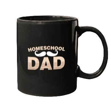 Discover Homeschool Dad Father Homeschooling Daddy Mugs