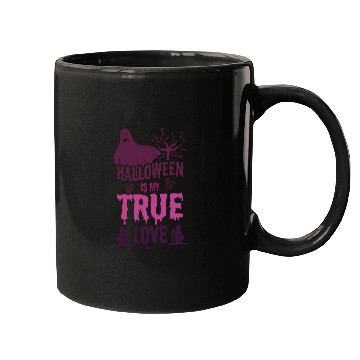 Discover Halloween is my true love Mugs