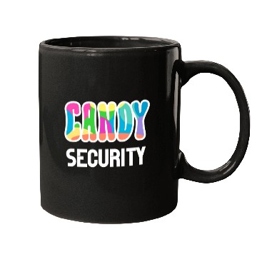 Discover Funny Candy Security Halloween Gifts Mugs