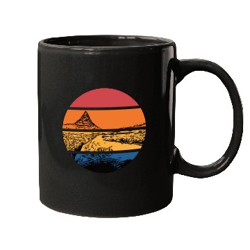 Discover River In Sunset With Mountain Mugs